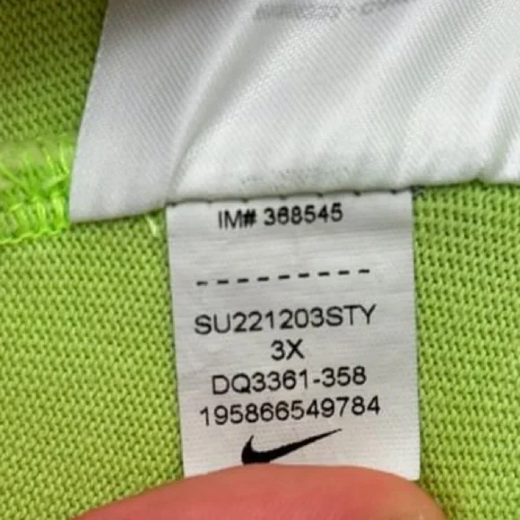Nike Women's Just Do It Cropped Green Tank Top Sleeveless Size 3X - Picture 6 of 7